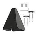 RUANI Anti-Rust Squirrel Baffle Foldable Hanging Squirrel Flapper Black Squirrel Baffle Wrap Around Squirrel Proof Baffles Outdoor Garden Decor