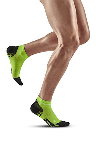 Cep Ultralight Low-Cut Socks, Flash Green/Black, Men, V #TOP2
