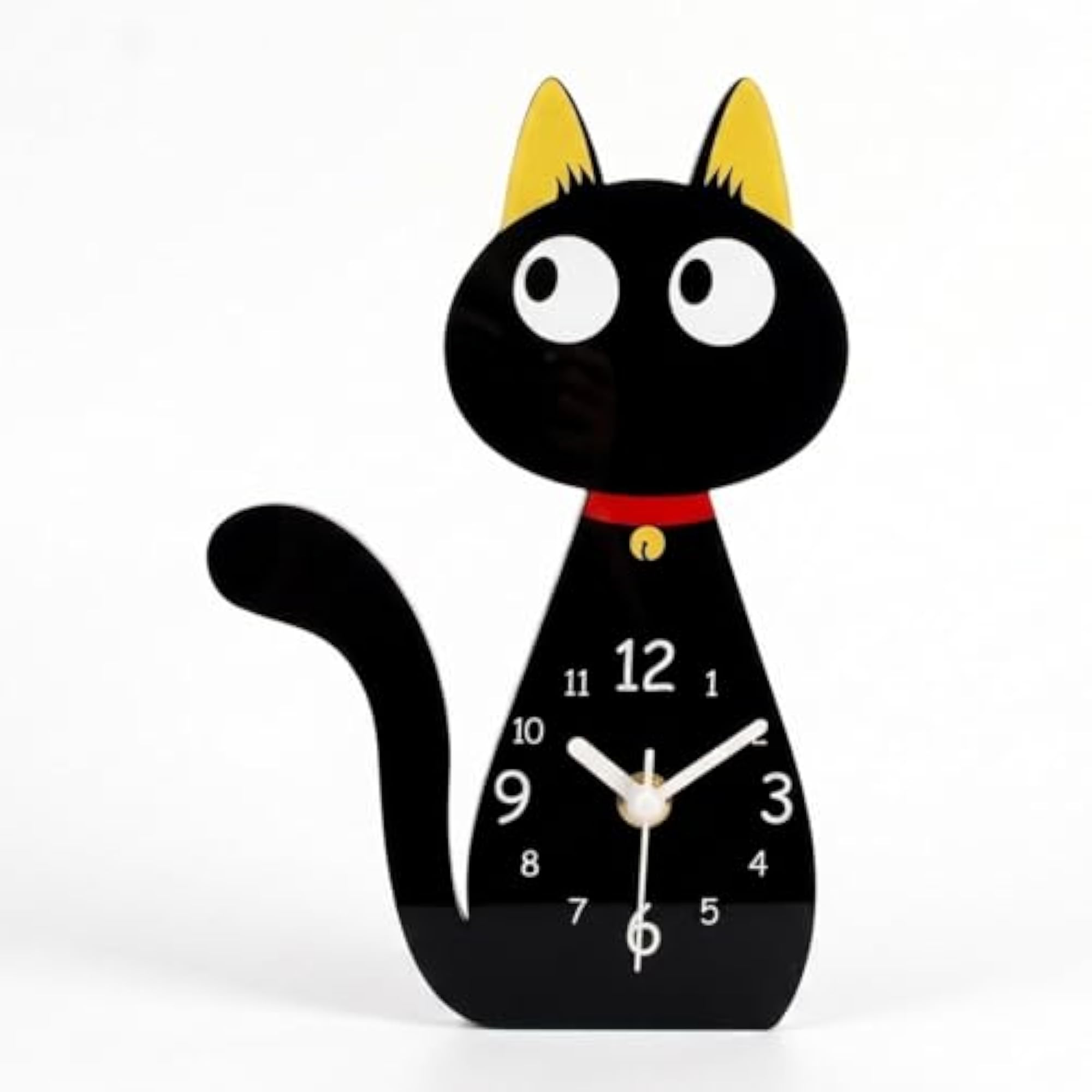 Cat Table Clock Decoration