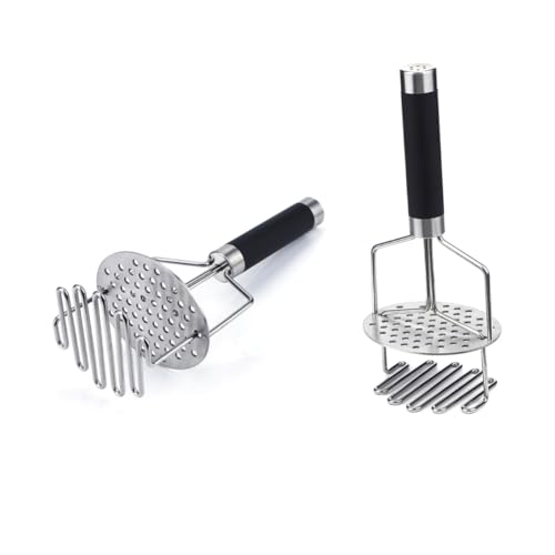 MUCKLILY Potato Ricer Masher Kitchen Tool for Easy Pureeing Mashing for Potatoes Vegetables and Fruits User Friendly Design for Home Professional Use