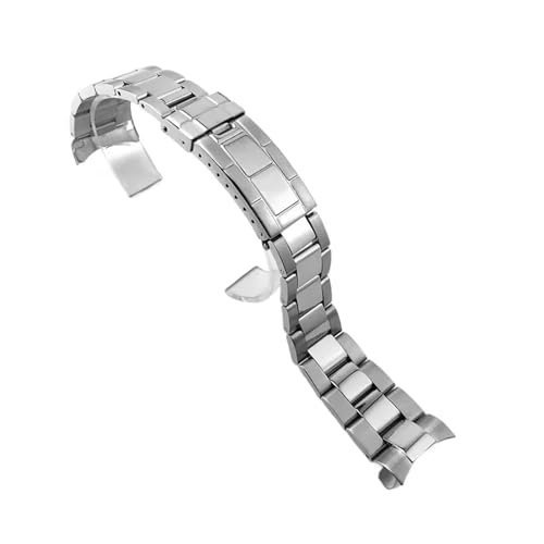 Bracelet acier inoxydable 316L 20mm brossé style Jubilee pour Rolex