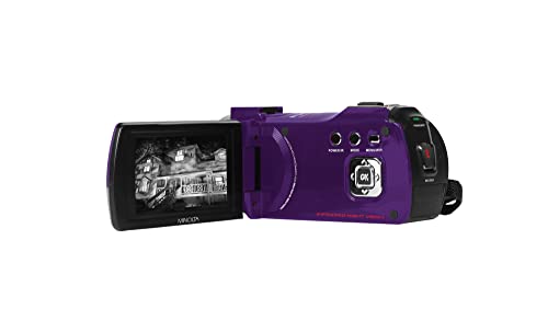 Minolta Mn220Nv 1080P Full Hd 24Mp Night Vision Camcorder With Wifi W/32Gb Memory Card (Purple) #TOP4