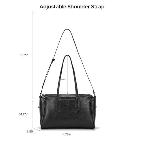 Bolso hombro para mujer estilo retro Boston en cuero miniatura 3