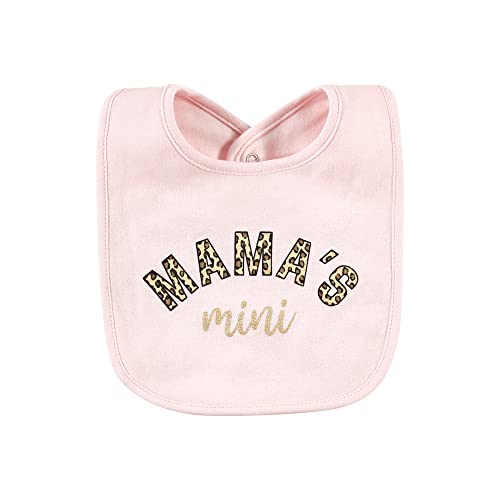 Image of Hudson Baby Unisex Baby Cotton Bibs, Mamas Mini, One Size