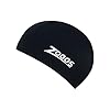 Zoggs Unisex Stretch Swimming Cap, Black, One Size UK #4