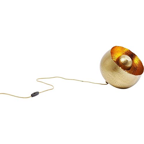 Kare Design Bodenleuchte Apollo, Gold, Durchmesser 35cm, Bodenlampe, Stahl, 25x35x35 cm (H/B/T)