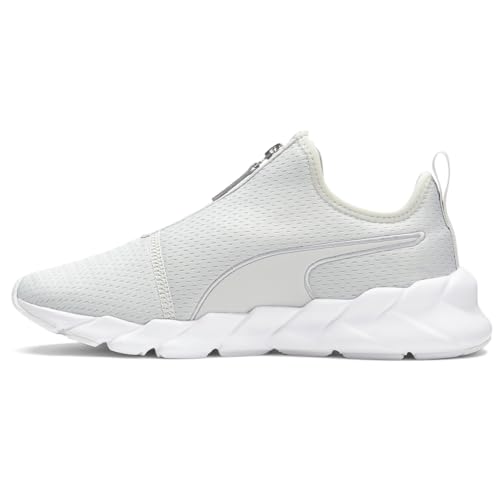 PUMA Womens Weave Zip Slip On Training Sneakers Shoes - Grey - Size 9 M