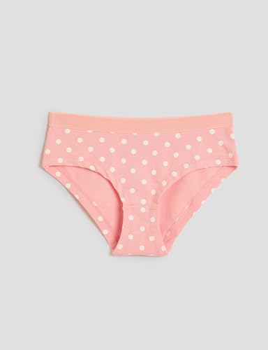 Image of Amazon Brand - Symbol Girls Assorted Prints Cotton Stretchable Briefs with Soft Waistband | Aged 3-14 Years (Available in Combo Pack of 3 and 6)