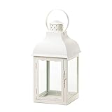 Romantic White Candle Lantern - 16 inches