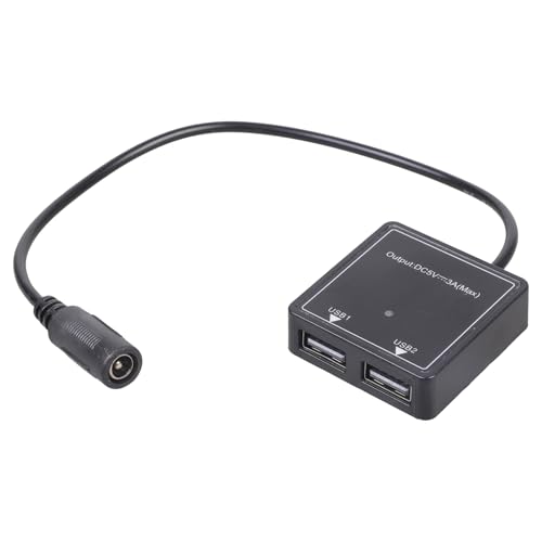 Ԃ USB A_v^ DC5521 5V3A 2 d[ddbbvgbvj^[t@CgLgpԗ