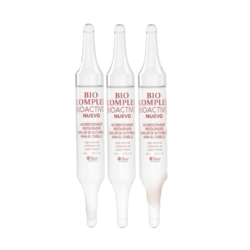 Bio Complex Bioactivo High Shine Hair Conditioner 3 Pack 0.61 oz Each Intense Nourishment & Glossy Shine Treatment for All Hair Types