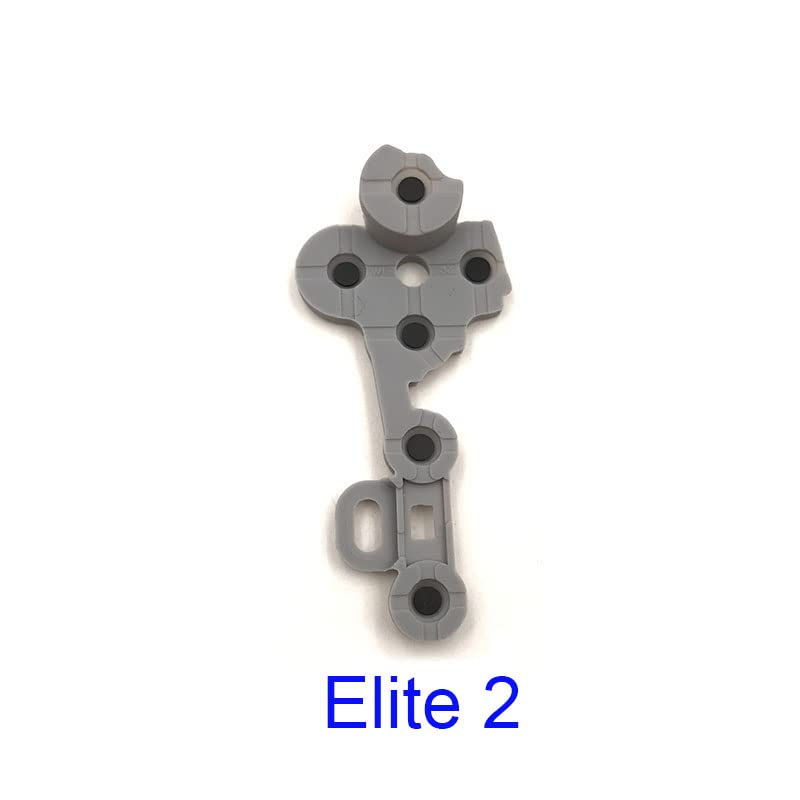 YANHAO [Parti di Videogiochi] 10pcs Gomma conduttiva for Xbox One/Pulsante Chiave Controller Sottile for Xbox Elite 2 Serie S/X Gamepad Contatto Cuscinetti in Gomma [Sostituire] (Color : One S)