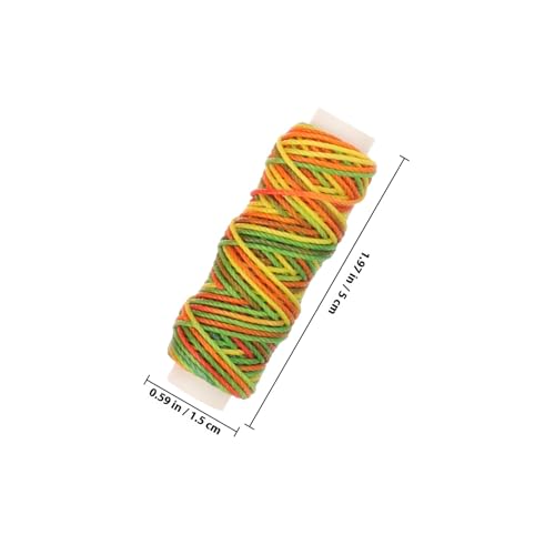 Hilos encerados para costura SHINEOFI 12 rollos multicolor miniatura 2