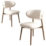 Chaise de salle à manger moderne : améliorez votre expérience culinaire avec cette chaise de salle à manger rembourrée en bois. Avec ses pieds en bois élégants, cette chaise ajoute une touche de sophistication à n'importe quelle salle à manger. Son rembourrage confortable et sa structure de soutien garantissent aux invités une expérience d'assise confortable pendant les repas ou les rassemblements, ce qui en fait un complément parfait à votre décoration d'intérieur.