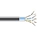 Black Box 1000-ft Black CAT5e 100-MHz Stranded Bulk Cable FTP cm PVC