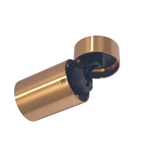 Image of Mufasa 12 Watts Rose Gold Adjustable LED Round Surface Light Cylindrical Shape Indoor Ceiling Mounted Spot Light Down Light Aluminum Body (Warm White)