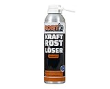 Rostio Kraft Rostlöser Spray | Extrem Kraft Profi Rostlöser für Schrauben | Muttern | Auto | Fahrrad (1 Stück)