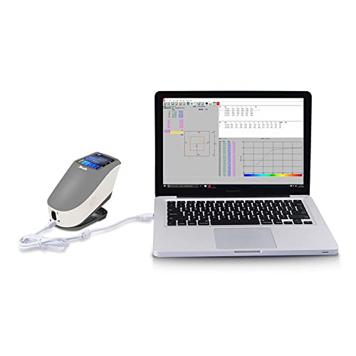 45°/0 Spectrophotometer Color Spectrophotometer Grating Spectrophotometer Paint Plastic Spectrophotometer with Interface USB Capacitive Touch Screen Data Memory Standard 500 Sample 20000