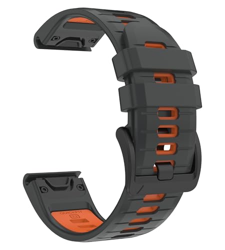 Image of Quickfit 22 watch bands for garmin fenix 8 47mm fenix 7 pro Sapphire Solar fenix 6 Forerunner 965 955 970 935 745 epix Pro Gen 2 47 soft silicone straps replacement