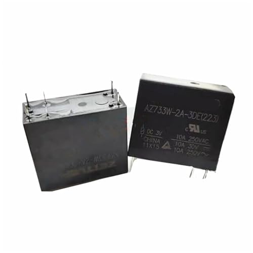 Relais 3V DC AZ733W-2A-3DE micro-relais 10A 6 broches lot de 10