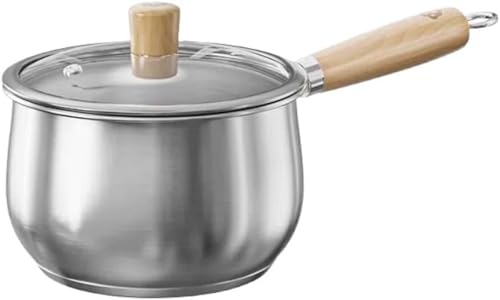 ZxylerIH 対応マルチポット 多サイズ選択(16cm/18cm) ミルクパン・片手鍋・小鍋・雪平鍋・揚げ物鍋兼用 蒸し器兼用 三層鋼底 ガラス蓋付き ホーロー加工 ツヴィリング仕様 ベビー粥・ベビーフード調理最適 お手入れ簡単 調理器具 家庭用 均一