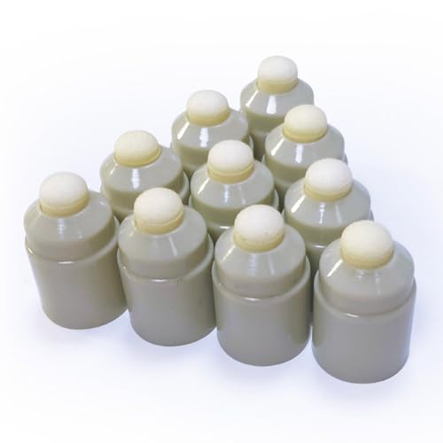 Nuvo Finger Daubers, licuadoras con punta de espuma de 1 cm, 10 unidades