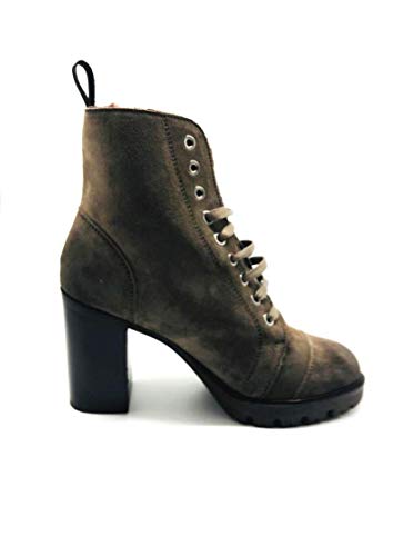 Frau Stivaletti Donna 8716 Visone Waxy Stringate