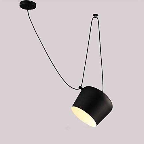 Lámpara de techo moderna E27 e iluminación decorativa ajustable de salón 4