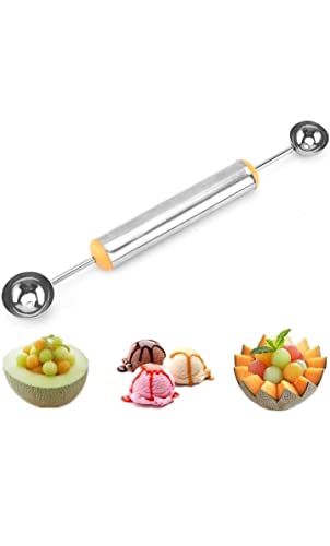 N.E Nigam Enterprises Stainless Steel Fruit Carving Knife, Melon Baller and Fruit Scoop Scooper & Watermelon Cutter – Fruit Vegetable Ice Cream Melon Ball Scoop Kitchen Tool