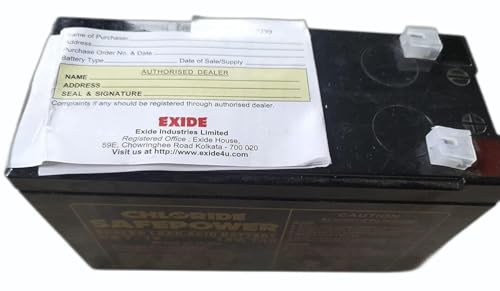 12V 7AH Chloride Safe Powers Exide CS 7-12 SMF UPS Solar Battery - Image 3