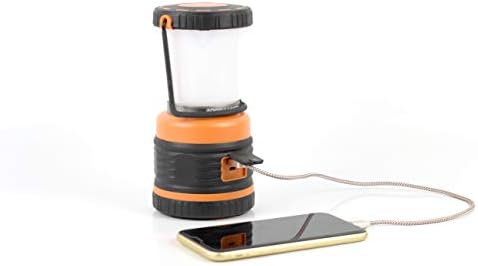 LED Camping Lantern Rechargeable, 1800LM, Camping Lamp, 4 Light Modes, 4400mAh Power Bank, IP44 Waterproof, Rechargeable Lantern for Hurricanes, Emergency, Power Outages, USB Cable Included