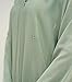 DIVINELY CRAFTED Women Abaya Button-Up - Modest And Fashionable Wear, Long Sleeve, Wrinkle Resistant, Breathable Fabric - Sage Green, Large (Length 56)