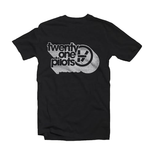 Twenty One Pilots (Back to Back) Unisex T-Shirt 100% Official Merchandise (Medium) Black