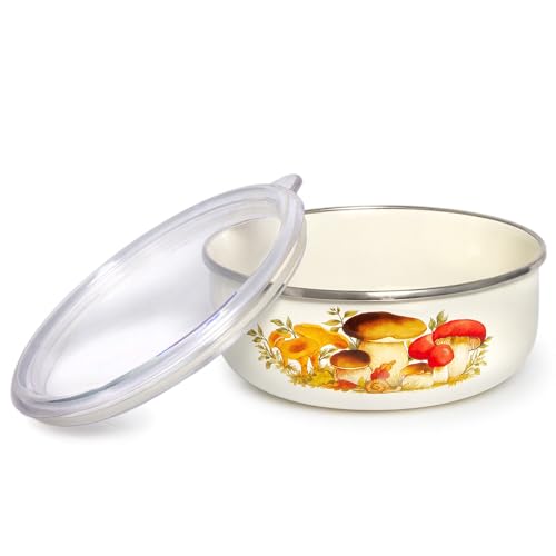 Set de 2 Tazones Ovalados de Aluminio Esmaltado STP GOODS miniatura 5