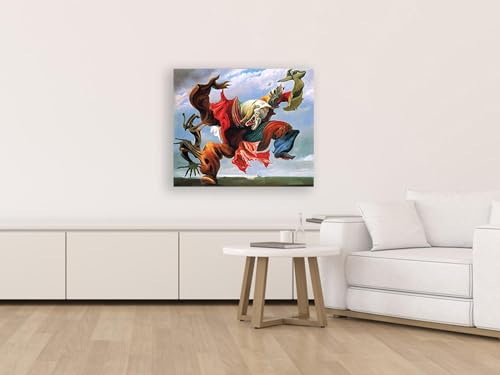 Tableau Max Ernst encadré | Solution déco murale vide pour salon moderne - 3