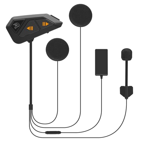 Intercomunicador de moto 1200m FreedConn FG con sonido ultrafino y microfono integrado