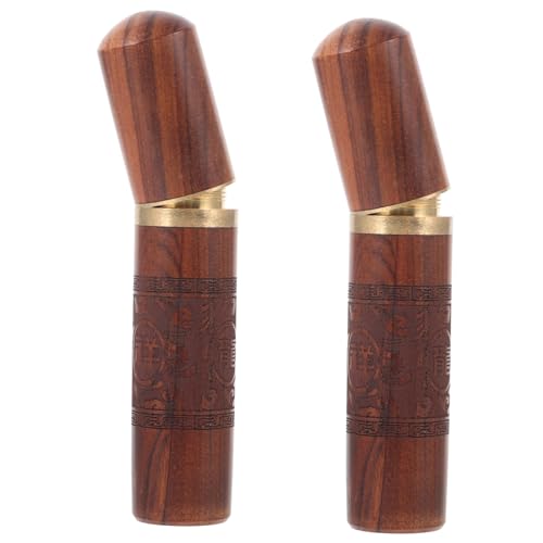 Housoutil Wooden Needle Case for Sewing Embroidery Knitting Portable Spacious Design