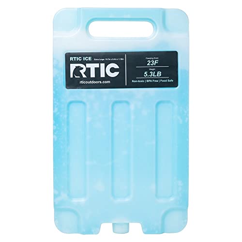 Rtic Refreezable Reusable Cooler Ice Packs Cold Ice Chest Pack Long-Lasting With Break-Resistant Design, For Food And Drink, Perfect For Travel And Storage, Small (2 Pack) #TOP1