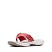 Clarks Women's Breeze Sea Flip-Flop, Red Synthetic, 8