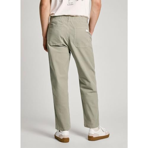 Pepe Jeans Para Hombre. PM211721 PantalóN Relaxed Comfort Verde (30), Casual, AlgodóN, Sostenible - 2