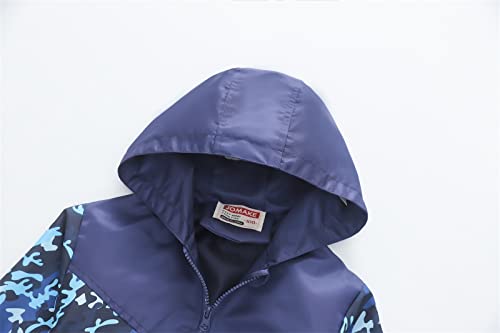 Toddler Baby Boys Girls Jacket Long Sleeve Fall Coat Thin Jacket Casual Zip Hooded Jacket3