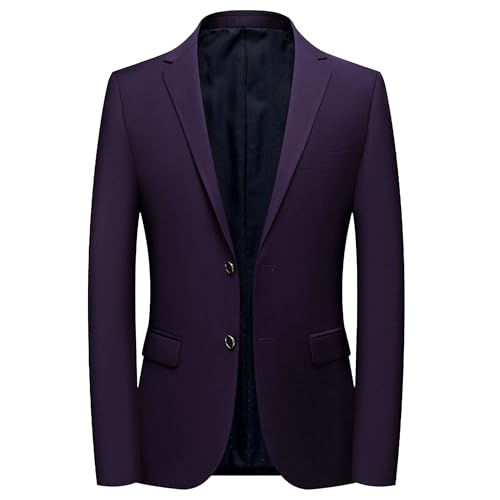 Mens Suit Jackets Casual Slim Fit Suit Blazer Jacket 2 Button Lightweight Sport Coats