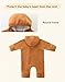 JingleBaBa Unisex Baby Snowsuit Winter Outfits Toddler One Piece Fashion Bodysuit Infant Coat Jumpsuit 0-3 Months
