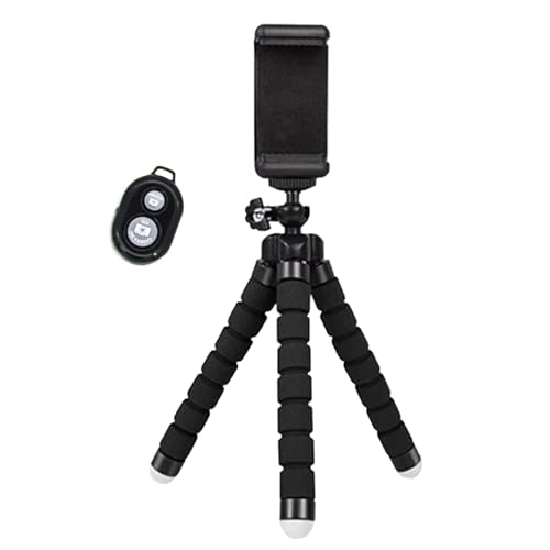 Soporte para trípode para teléfono celular, trípode flexible para teléfonos celulares | Soporte flexible para trípode para cámara digital Diseño de pulpo - Trípodes flexibles para teléfono montan tríp
