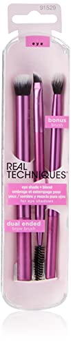 Real Techniques Eye shade + Blend - Brocha para Sombras + Brocha para Mezclar, 60g, Pack de 1