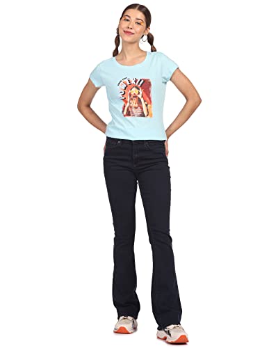 Image of SUGR Basics Women's Graphic Regular Fit T-Shirts