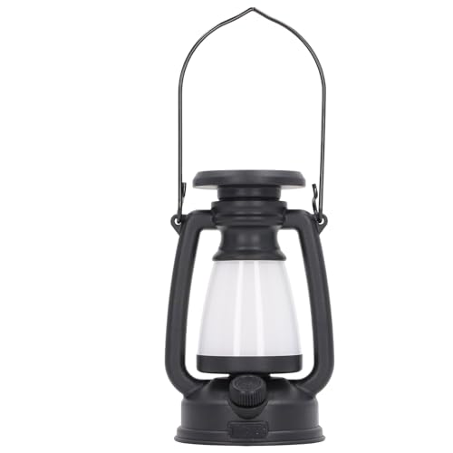 VGEBY LED Vintage Lantern, Outdoor Camping Light, Stepless Dimming, Rechargeable, Bronze, Not Water Resistant