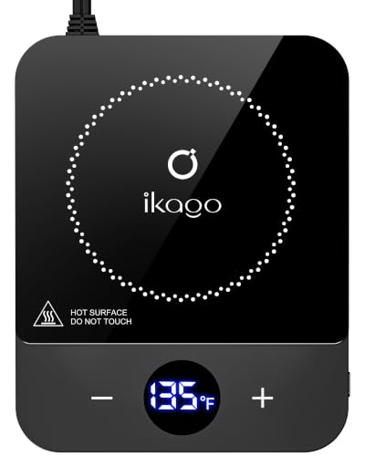 Coffee Mug Warmer for Desk, 1°F Precise Temp 100-175°F, Smart Auto Shut Off