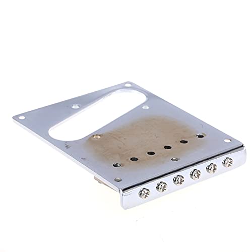 Musiclily Pro 54mm Chevalet Telecaster Moderne SUS Acier Inoxydable 6 Pontets pour Guitare électrique Fender Squier Tele… - Les Beatles, Paul McCartney, John Lennon, RIngo Starr, George Harrison Musiclily Pro 54mm Chevalet Telecaster Moderne SUS Acier Inoxydable 6 Pontets pour Guitare électrique Fender Squier Tele… – Image 4