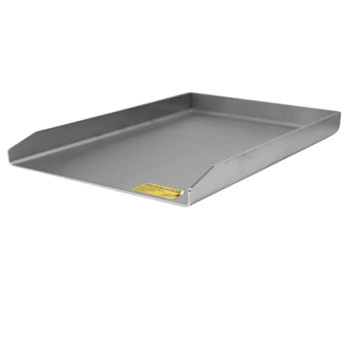 BABOSSA Grill Plancha aus V2A Edelstahl – Erstklassige Verarbeitung & perfekte Hitzeverteilung – kompatibel mit Broil King Baron & Crown (30 x 43.5 cm) – Teppanyaki Platte 100% Made in Germany